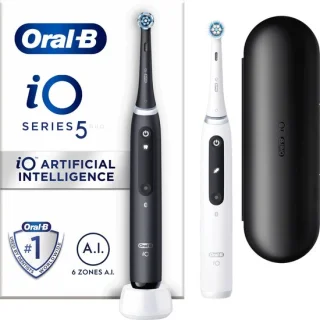 Oral-B iO 5 Elektrische Tandenborstel Black & White