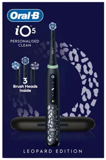 Oral B IO 5 Leopard editie elektrische tandenborstel