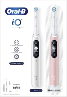 Oral-B iO 6 Elektrische Tandenborstel Wit/Roze