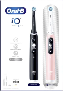 Oral-B iO 6 Elektrische Tandenborstel Zwart/Roze