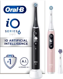 Oral-B iO 6 Elektrische Tandenborstel Zwart/Roze