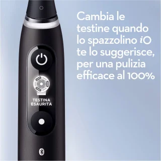 Oral-B iO 6 Zwarte elektrische tandenborstel volwassenen