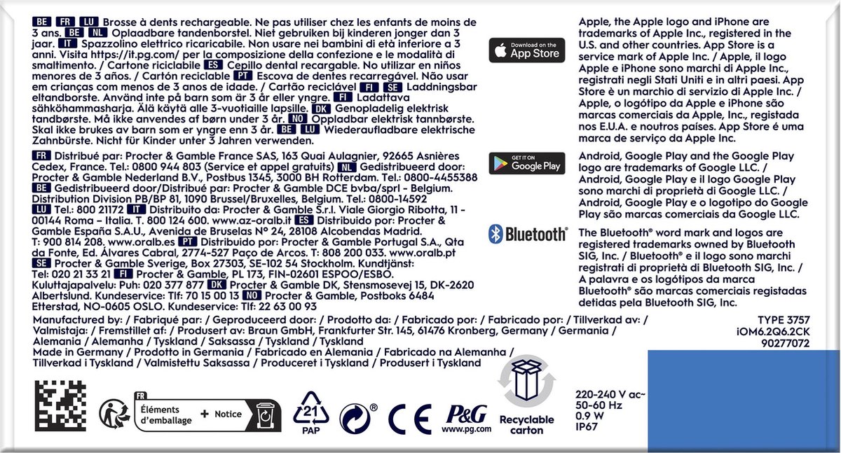 Wat vinden we goed aan de Oral-B iO 6 Zwarte elektrische tandenborstel volwassenen