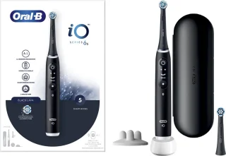 Oral-B iO 6 Zwarte elektrische tandenborstel volwassenen