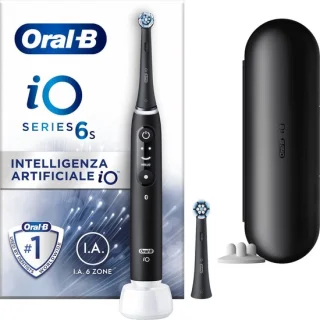 Oral-B iO 6 Zwarte elektrische tandenborstel volwassenen