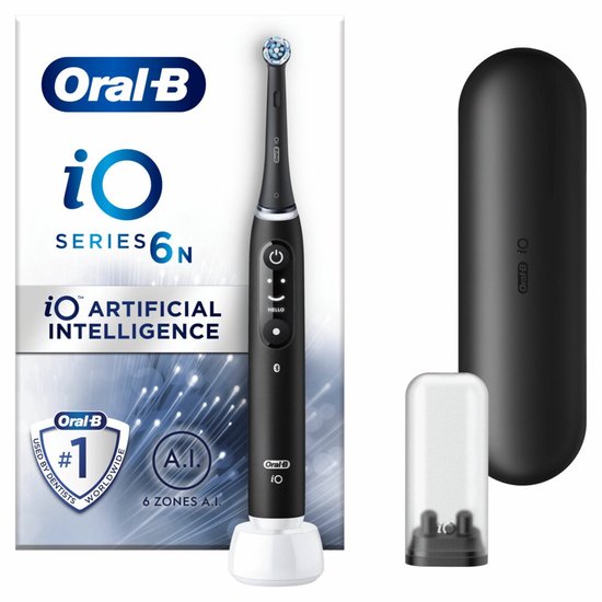 Oral-B iO 6N Black Lava elektrische tandenborstel Braun