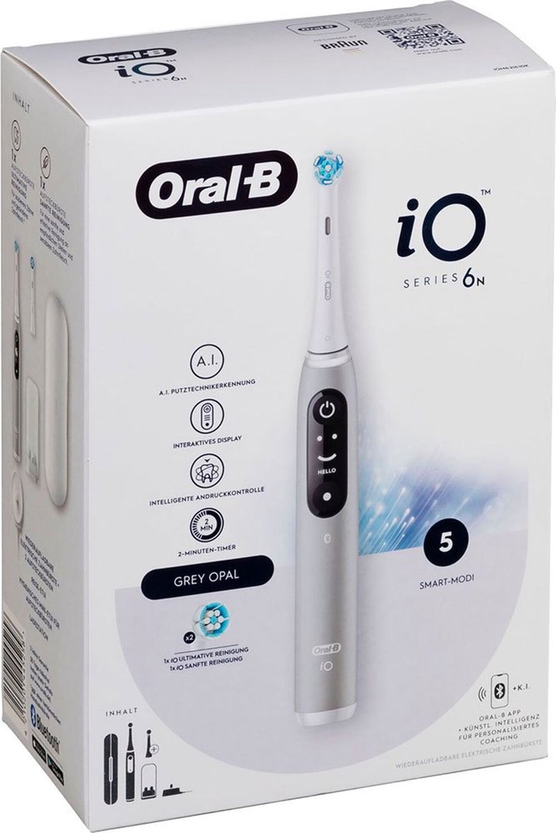 Oral-B iO 6N Elektrische Tandenborstel Grijs