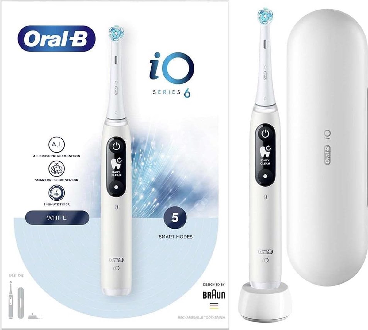 Oral-B iO 6N Elektrische Tandenborstel Wit