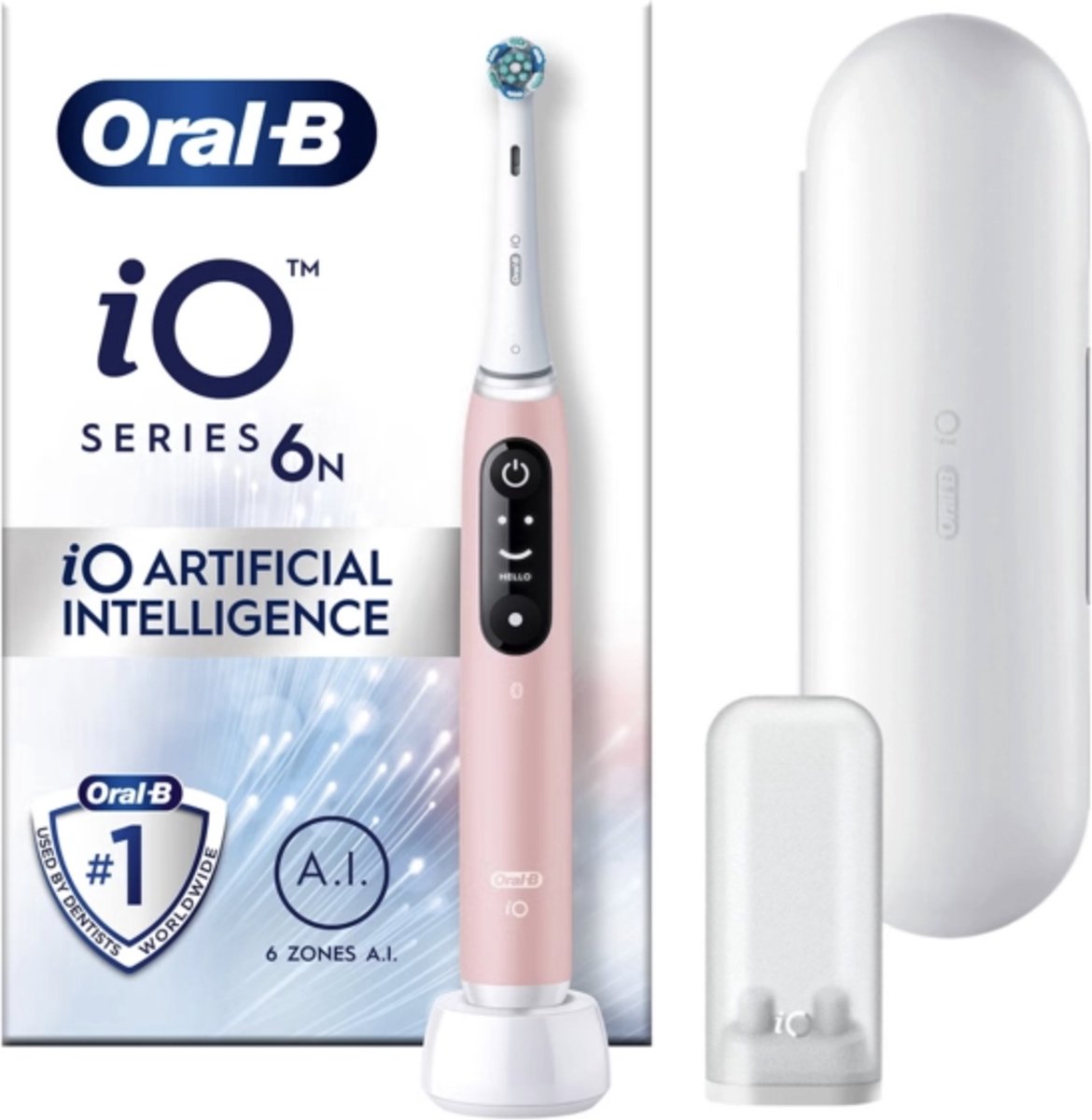 Oral-B iO 6N Sensitive Pink Sand elektrische tandenborstel