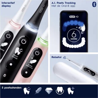 Oral-B iO 6S Elektrische Tandenborstel Grijs Wit