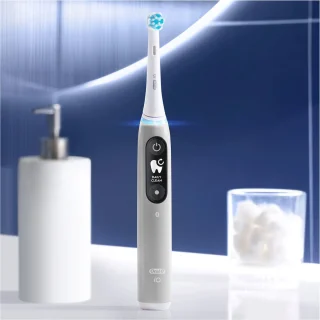 Oral-B iO 6S Elektrische Tandenborstel Grijs Wit