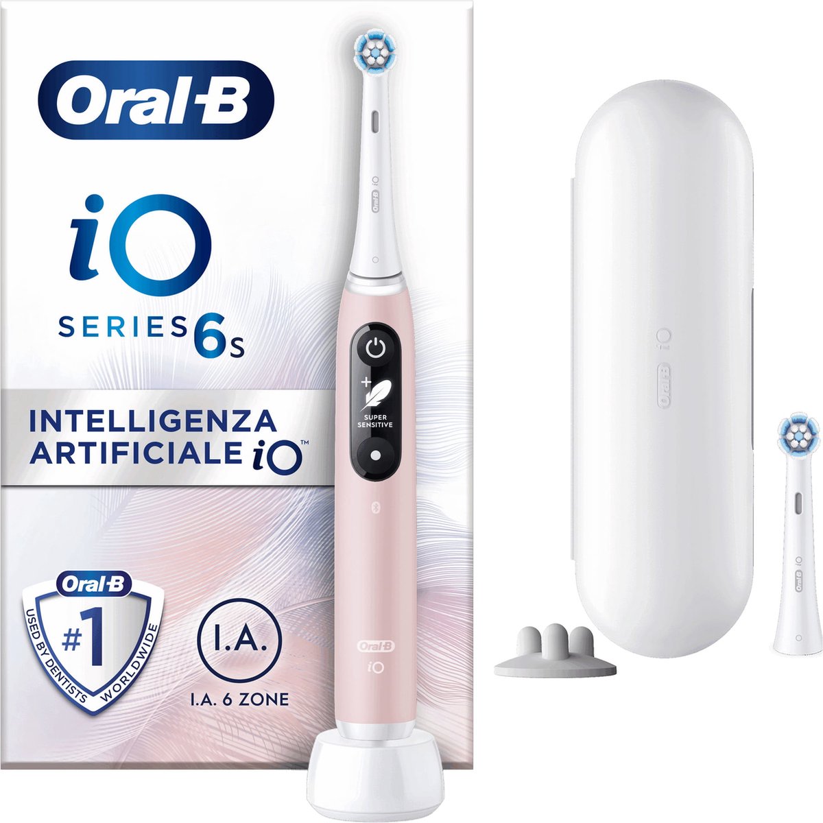 Oral-B iO 6S Elektrische Tandenborstel Roze/Wit