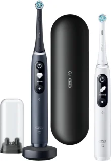 Oral-B iO 7 Duo Zwart Wit Elektrische Tandenborstels