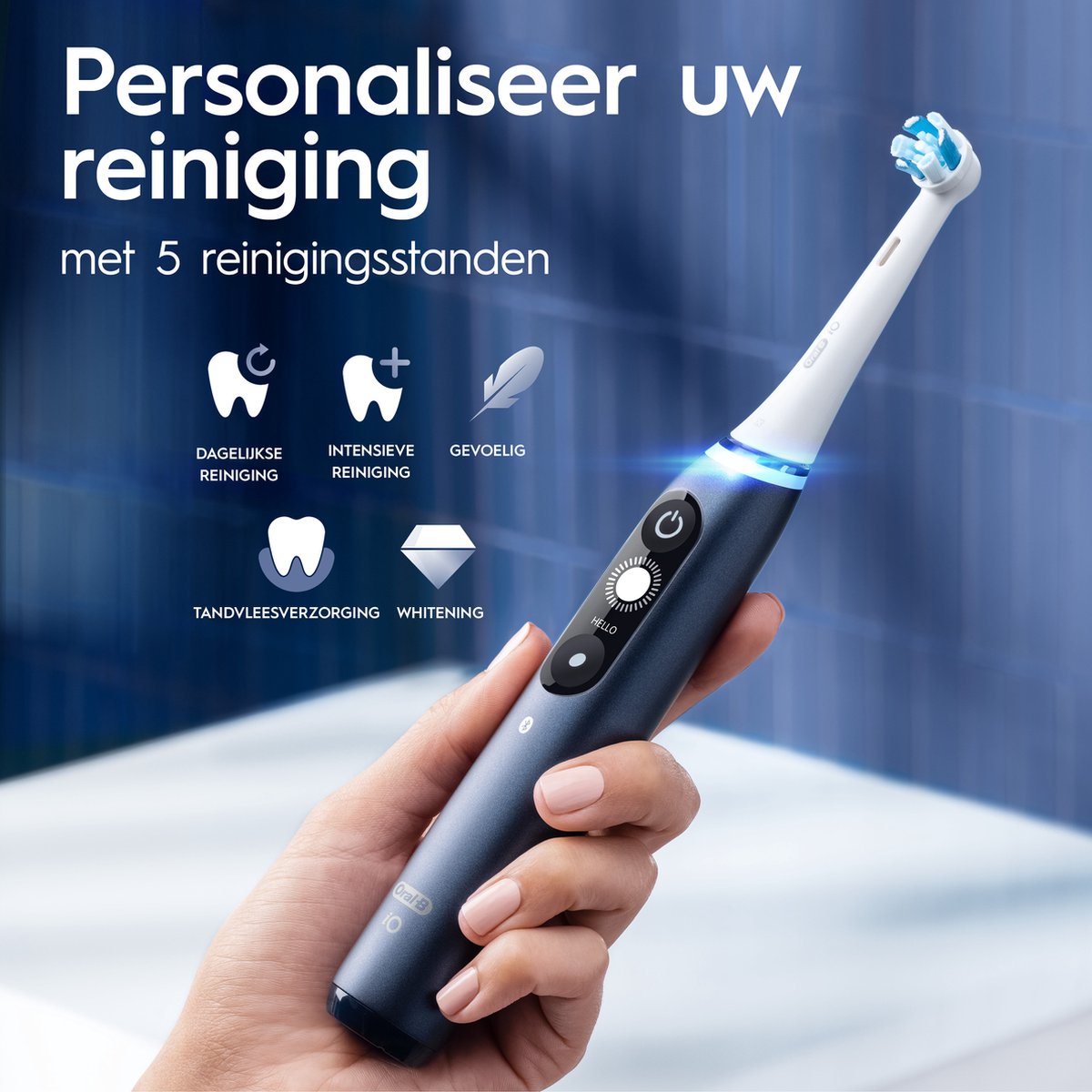 Oral-B iO 7N Elektrische Tandenborstel Blauw