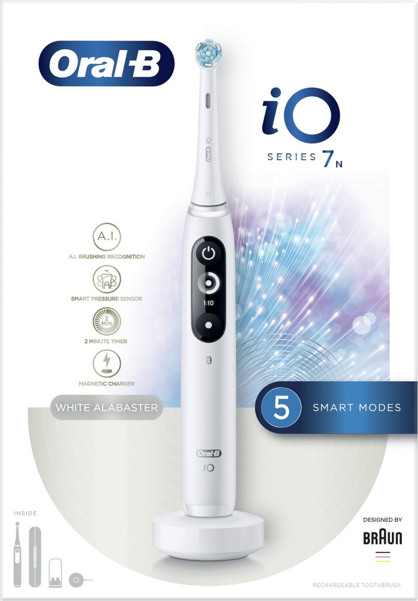 Oral-B iO 7n Elektrische Tandenborstel Wit