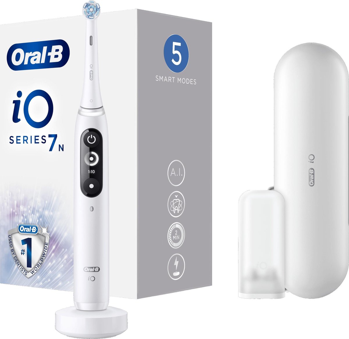 Oral-B iO 7n Elektrische Tandenborstel Wit