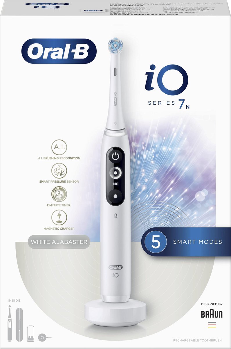 Oral-B iO 7n Elektrische Tandenborstel Wit