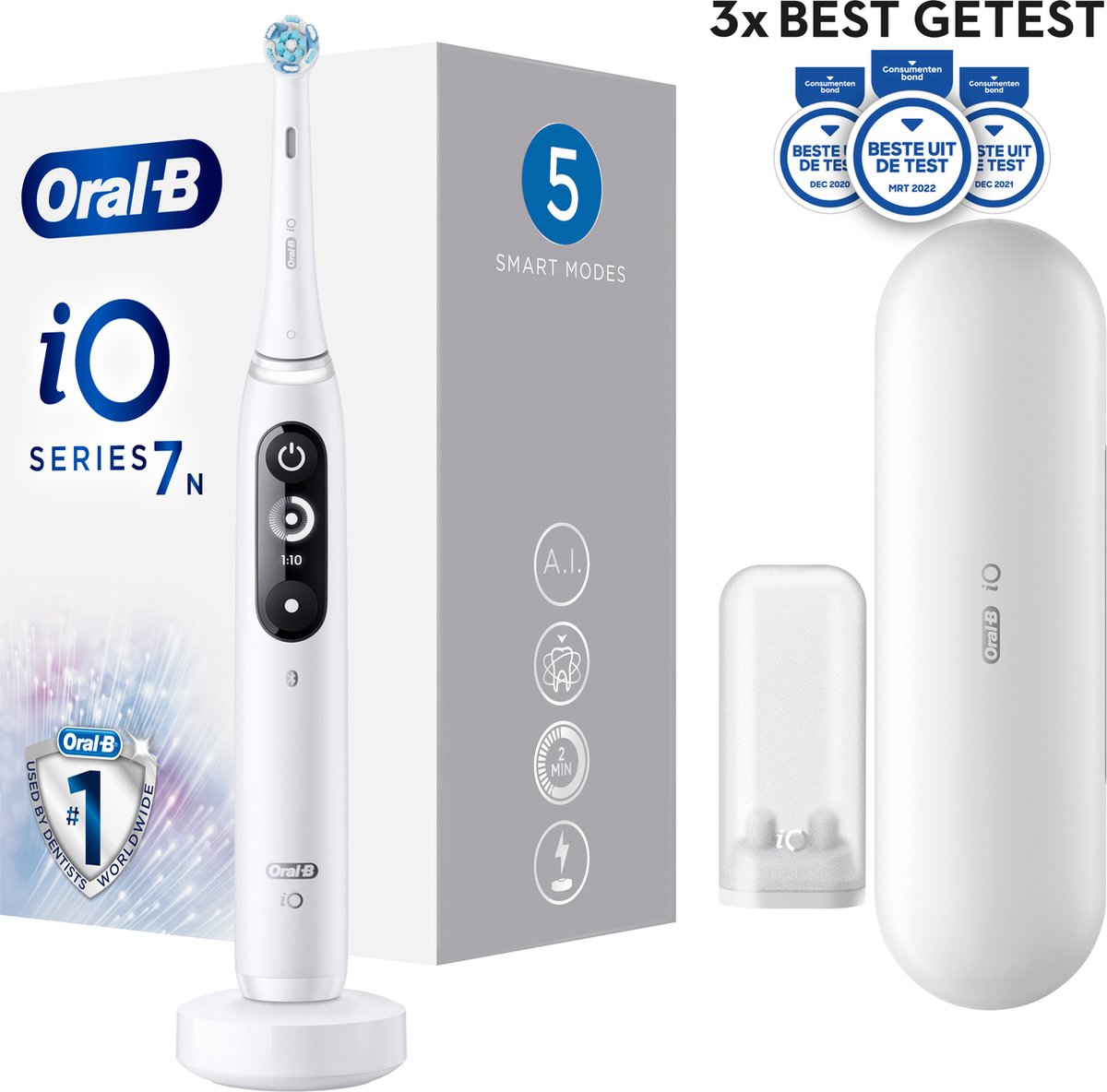 Oral-B iO 7n Elektrische Tandenborstel Wit
