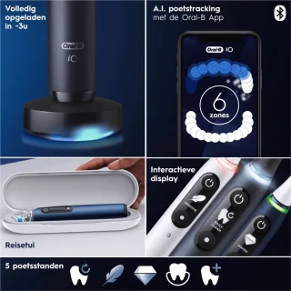 Oral-B iO 7N Elektrische Tandenborstel Zwart
