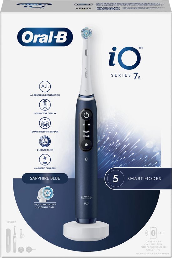 Oral-B iO 7S Elektrische Tandenborstel Blauw review