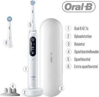Oral-B iO 7S Oscillerende Tandenborstel Wit