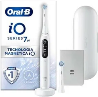 Oral-B iO 7W Elektrische Tandenborstel Wit Braun