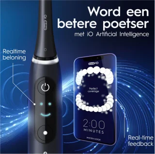 Oral-B iO 8 Duo Wit en Zwart Elektrische Tandenborstels