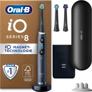 Oral-B iO 8 Plus Edition Elektrische Tandenborstel Zwart