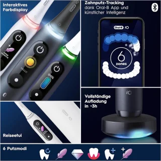 Oral-B iO 8 Plus Edition Elektrische Tandenborstel Zwart