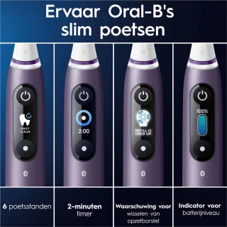 Oral-B iO 8N elektrische tandenborstel Violet