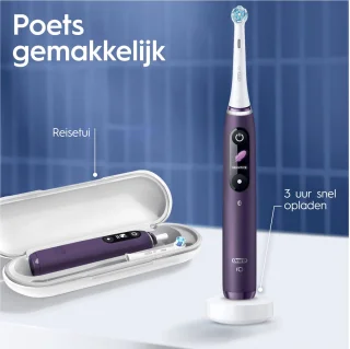 Oral-B iO 8N elektrische tandenborstel Violet