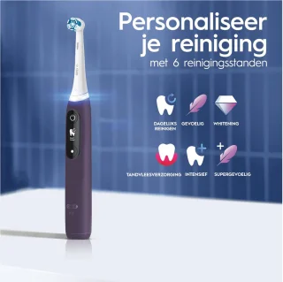 Oral-B iO 8N elektrische tandenborstel Violet