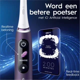 Oral-B iO 8N elektrische tandenborstel Violet