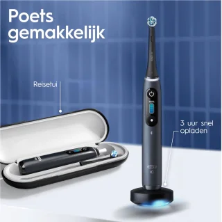 Oral-B iO 8N Elektrische Tandenborstel Zwart