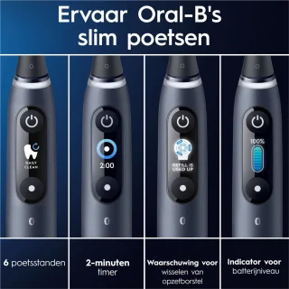 Oral-B iO 8N Elektrische Tandenborstel Zwart