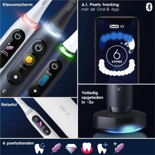 Oral-B iO 8N Elektrische Tandenborstel Zwart