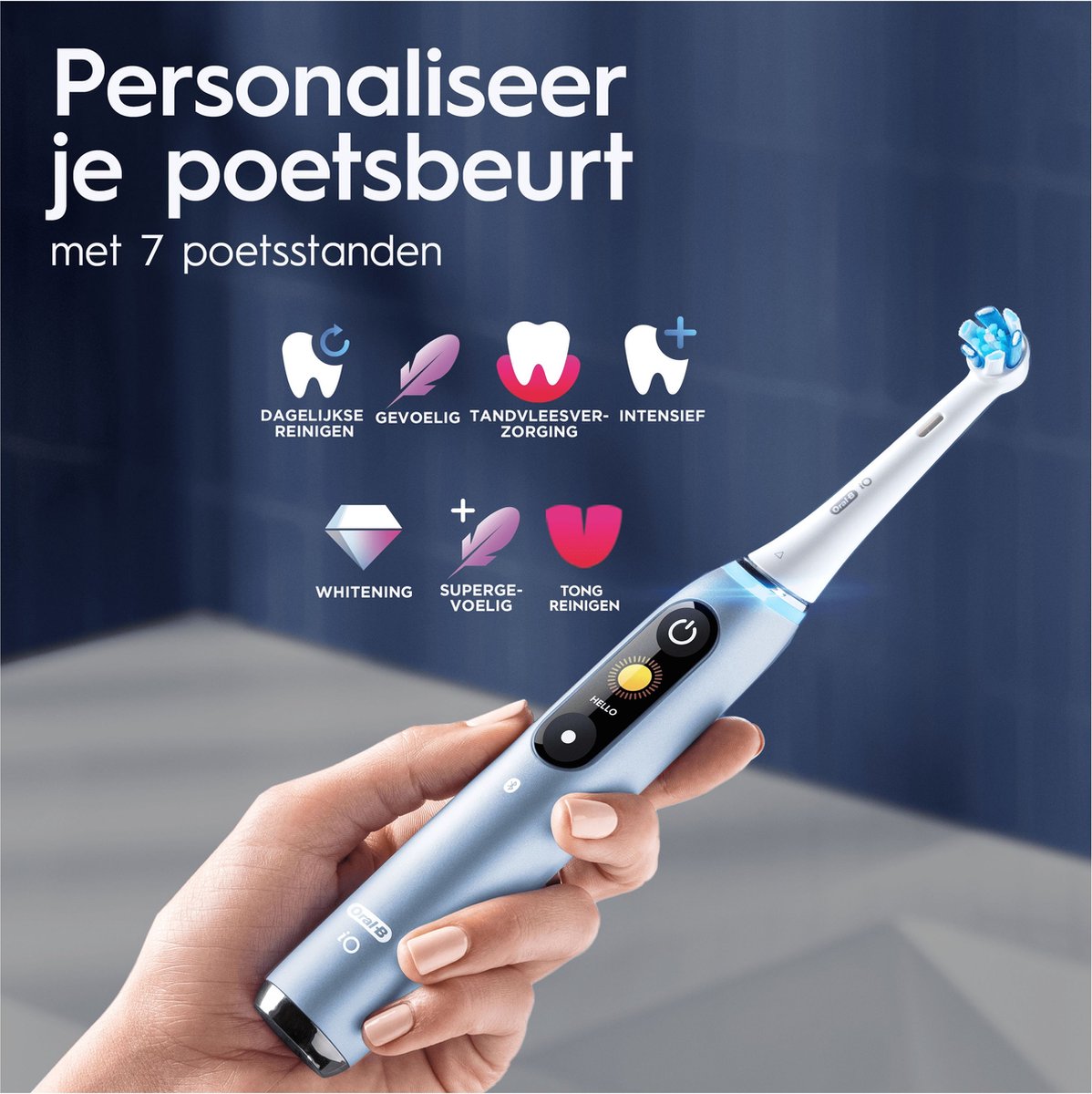 Oral-B iO 9 Elektrische Tandenborstel Blauw