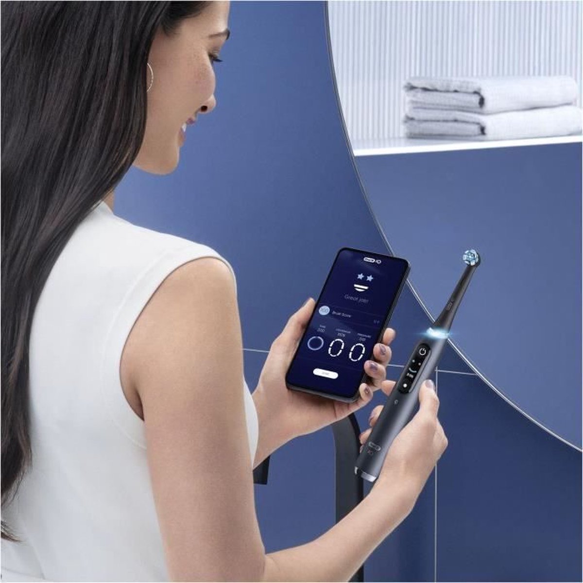 Oral-B iO 9 Zwarte Elektrische Tandenborstel Set