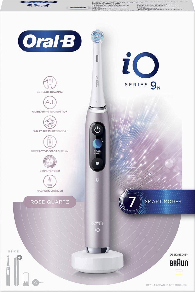 Oral-B iO 9n Elektrische Tandenborstel Roze