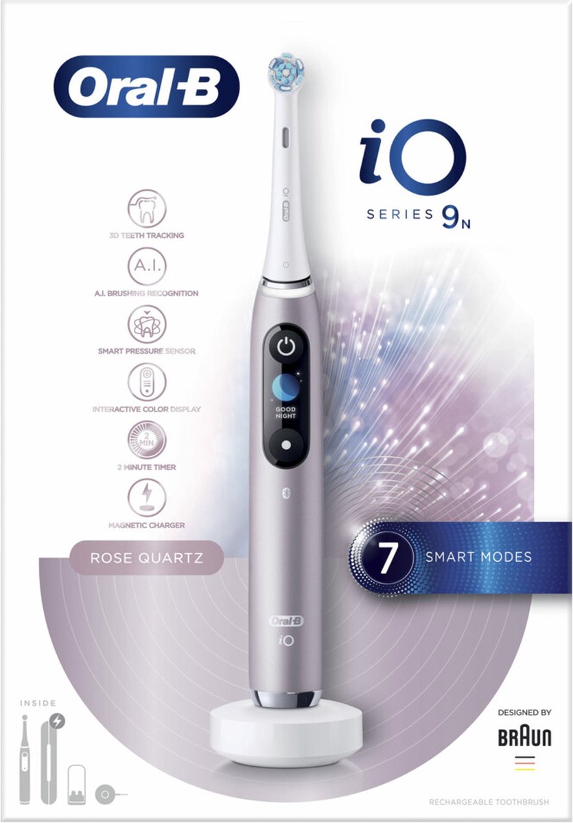 Oral-B iO 9n Elektrische Tandenborstel Roze