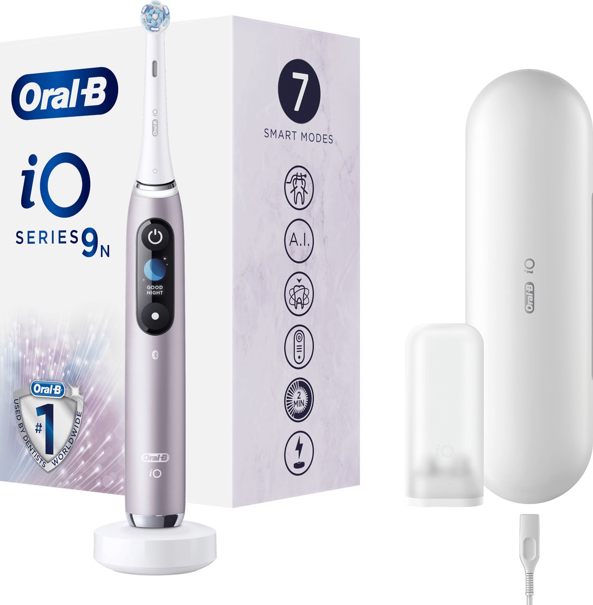 Oral-B iO 9n Elektrische Tandenborstel Roze