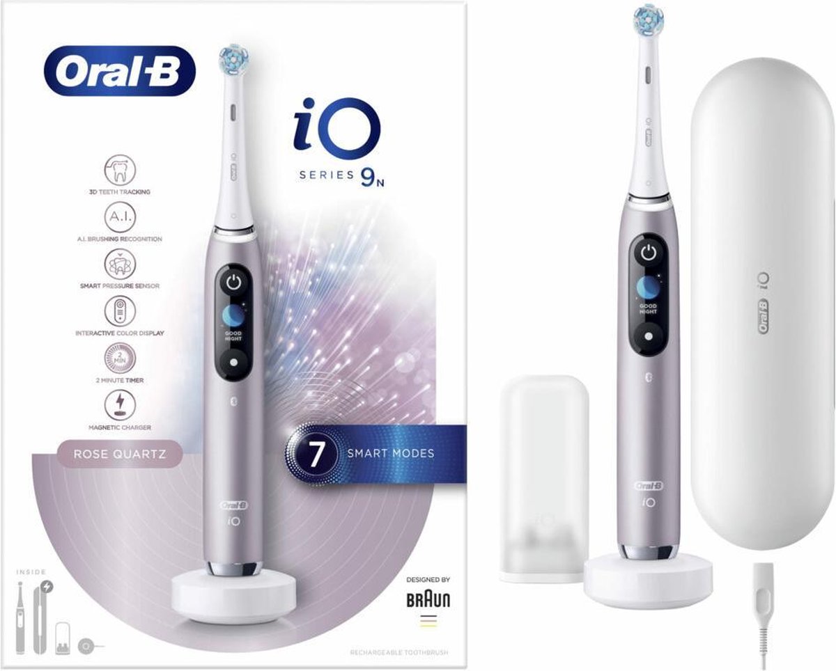 Oral-B iO 9n Elektrische Tandenborstel Roze