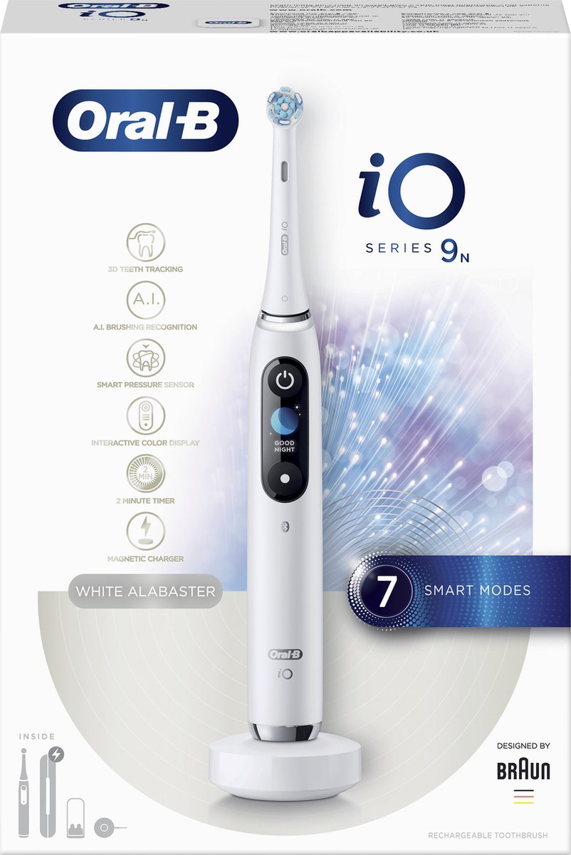 Oral-B iO 9n Elektrische Tandenborstel Wit