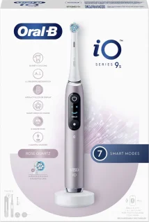 Oral-B iO 9S elektrische tandenborstel roze wit
