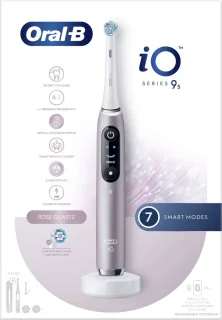 Oral-B iO 9S elektrische tandenborstel roze wit