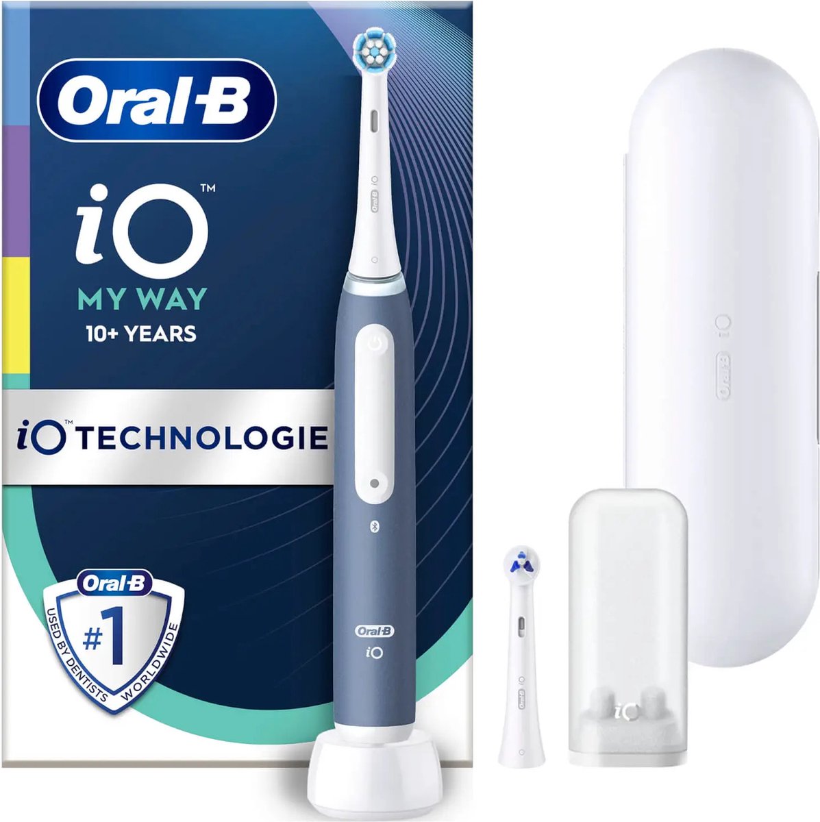 De Oral-B iO My Way Elektrische Tandenborstel Ocean Blue in één oogopslag
