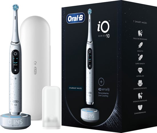 Oral-B iO Series 10 — slimme premium poetskracht in transparant design