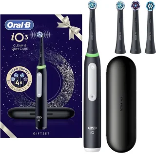 Oral-B iO Series 3 elektrische tandenborstel gift set – matt black