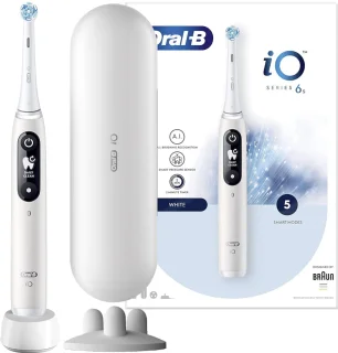 Oral-B iO Series 6 elektrische tandenborstel - wit