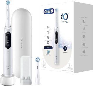 Oral-B iO Series 6 White elektrische tandenborstel met etui